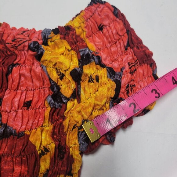 Off Shoulder Floral Dress Summer Dress- Size XS/S - Picture 13 of 15